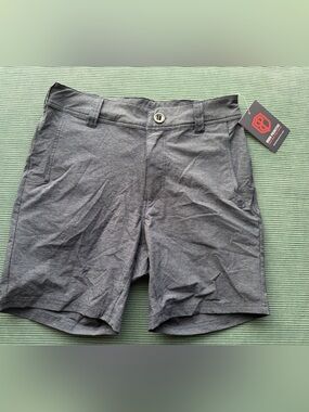 NWT Born Primitive Traverse 7” Shorts Navy Workout Gym Training Athletic Run 30